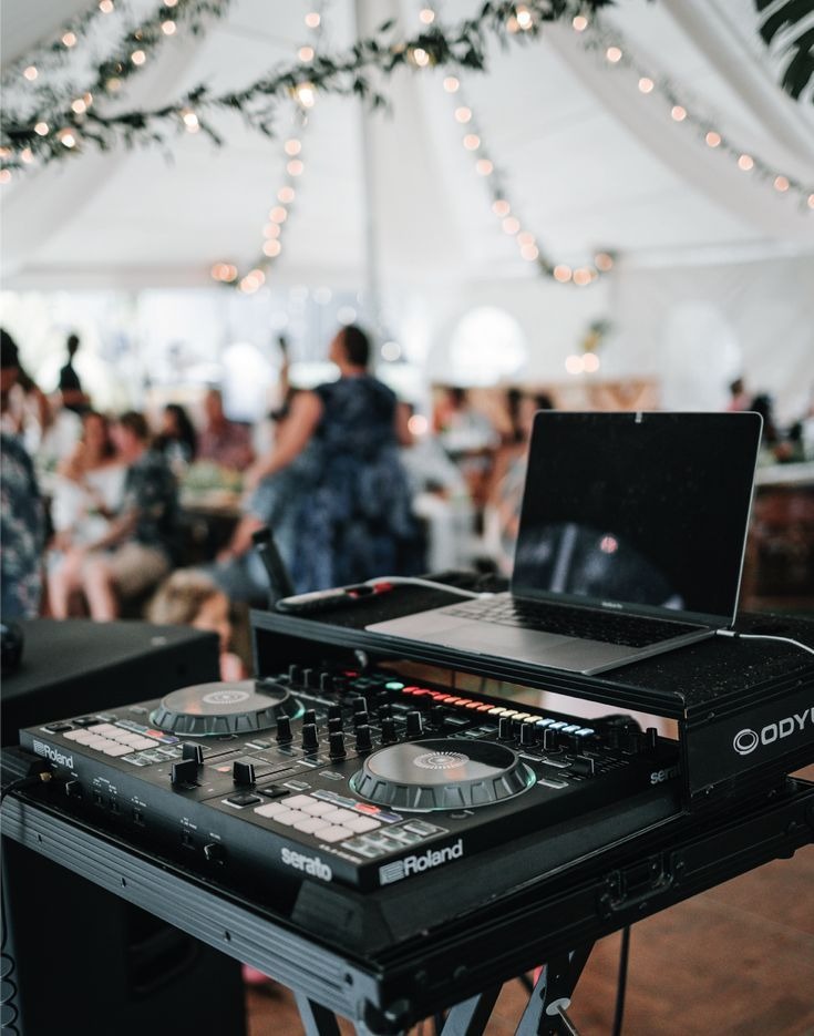 DJ performing on stage